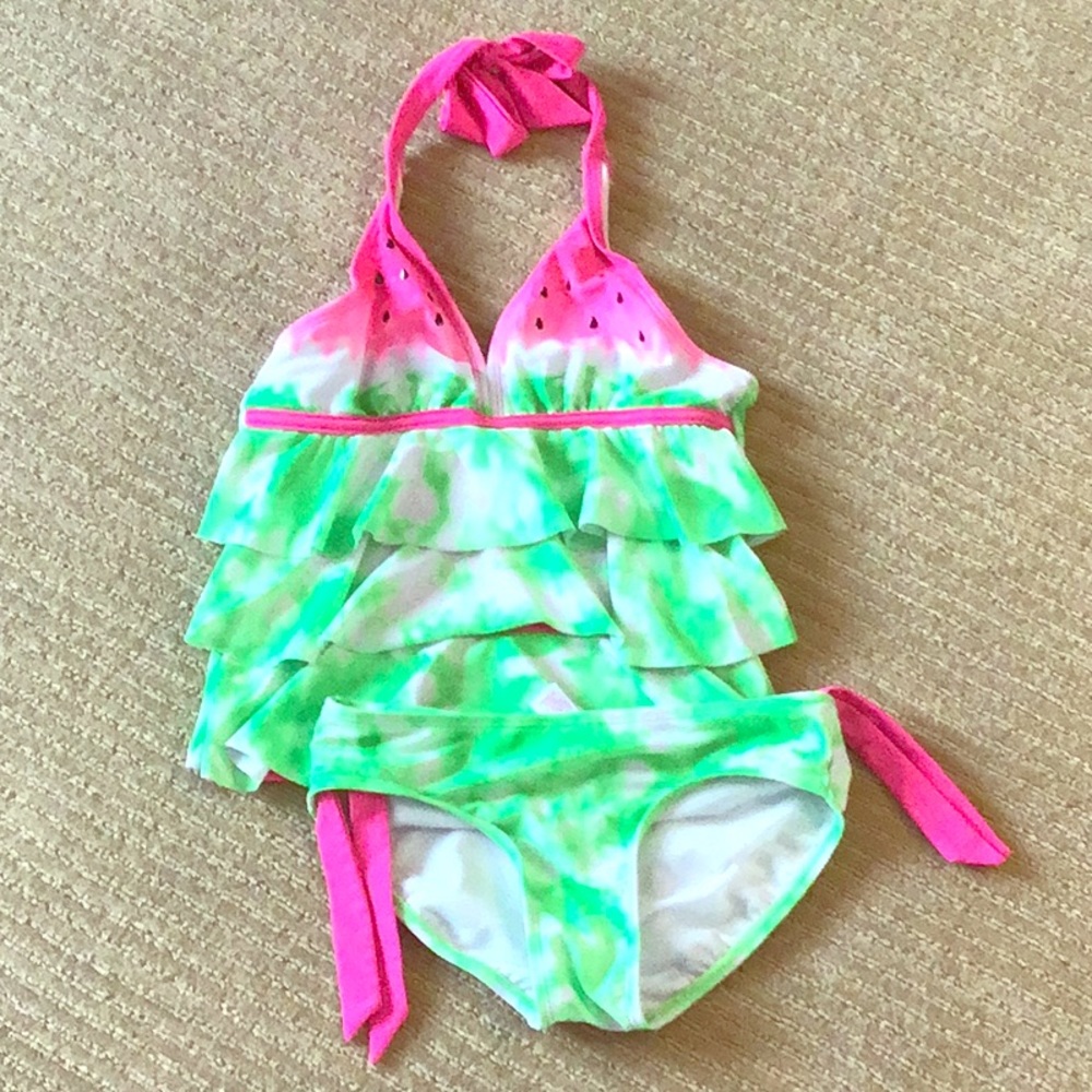 Girls watermelon baiting suit!